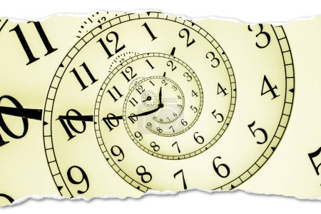 Photo for Creative image - hypnotic clock background. Concept of hypnosis, subconscious, suggestion. - Royalty Free Image