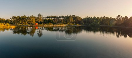 malerischer Blick auf den Naturpark Bucaquinho, ovar, nördlich von Portugal.