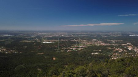 Photo for Aerial panorama view from Bussaco, Luso, Mealhada, Aveiro - Portugal. - Royalty Free Image