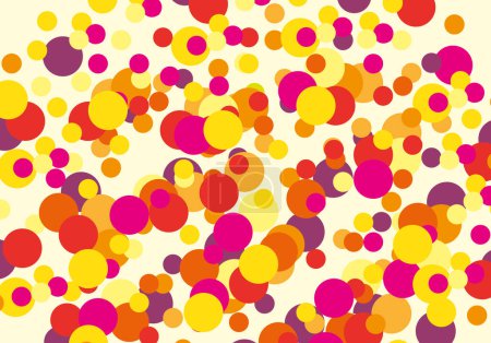 Foto de Colorido verano pop art vector fondo de pantalla. Lentes multicolores. Fondo de ilustración festivo dibujado a mano II. - Imagen libre de derechos