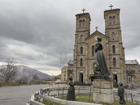 Photo for Our Lady of La Salette. Sanctuary Notre-Dame de La Salette, France - Royalty Free Image