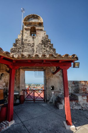 Castillo San Felipe de Barajas, fortress in the strategic location of Cartagena de Indias city on the Caribbean coast of Colombia.