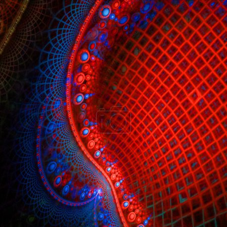 Téléchargez les photos : Modern abstract background with fractal elements - en image libre de droit