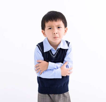 Photo for Upset and disgusted asian kid - Royalty Free Image
