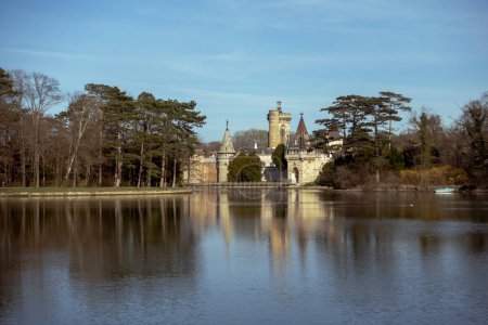 Laxenburg Castle Park view early spring time 2024 march