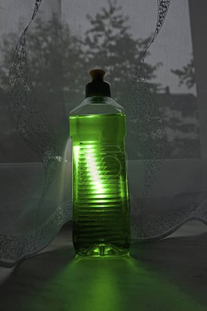 Foto de La botella verde fue interpretada artísticamente en Chemnitz - Imagen libre de derechos