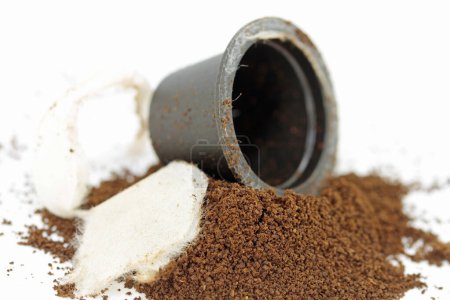 De materia prima de origen biológico, cápsula de café compostable