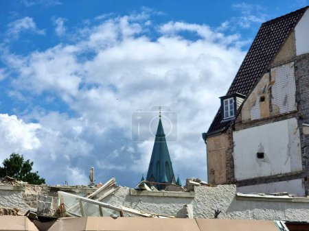 Téléchargez les photos : Paderborn, autour de la place Marien, vue sur la ville en mai 2024 - en image libre de droit