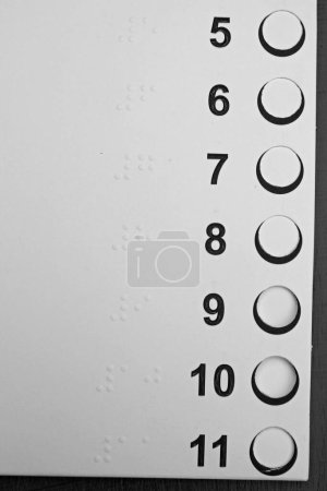 voting template for the european elections in braille