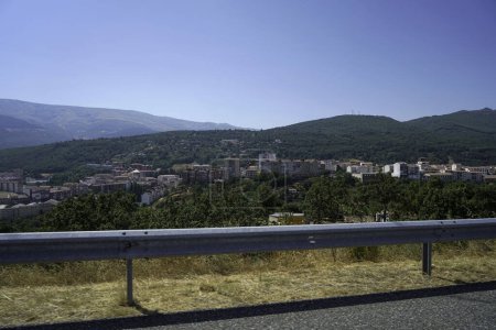 Foto de Paisaje en la Extremadura de España fotografiado desde la carretera - Imagen libre de derechos