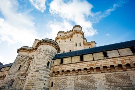 Photo for Gates and walls of Chateau of Vincennes castle former royal residence of French kinds near Paris - Royalty Free Image