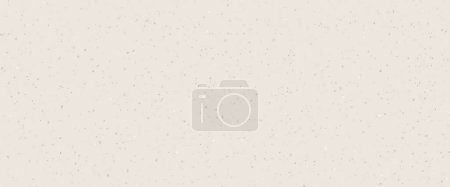 Illustration for Grain paper or fleck eggshell texture. Vector light cream seamless background. Vintage ecru backdrop with dots, speckles, specks, flecks, particles. Craft repeating wallpaper. Natural grunge surface - Royalty Free Image