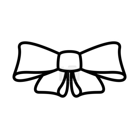 Illustration for Party Bow Icon. Bold outline design with editable stroke width. Vector Illustration. - Royalty Free Image