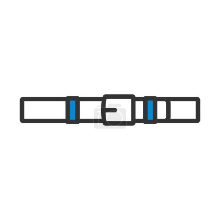 Trouser Belt Icon. Editable Bold Outline With Color Fill Design. Vector Illustration.