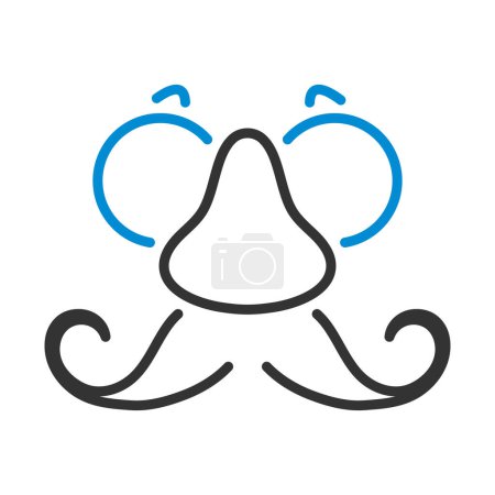 April Fool's Day Icon. Editable Bold Outline With Color Fill Design. Vector Illustration.