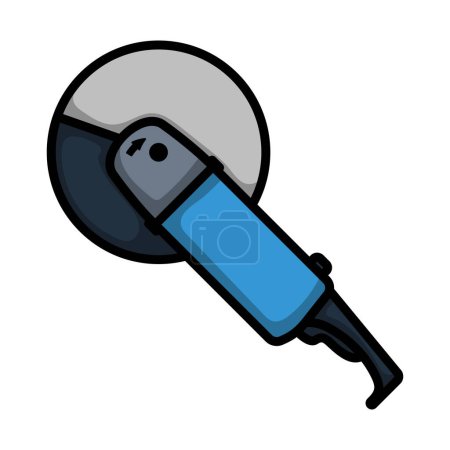 Illustration for Icon Of Grinder. Editable Bold Outline With Color Fill Design. Vector Illustration. - Royalty Free Image