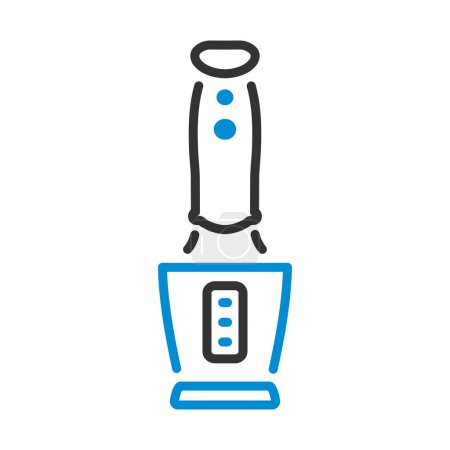 Baby Food Blender Icon. Editable Bold Outline With Color Fill Design. Vector Illustration.
