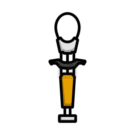 Alpinist Camalot Icon. Editable Bold Outline With Color Fill Design. Vector Illustration.
