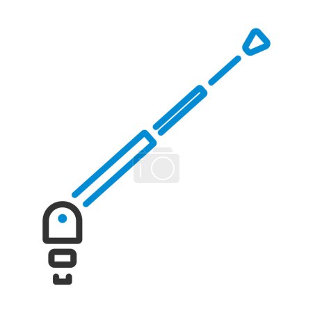 Illustration for Radio Antenna Component Icon. Editable Bold Outline With Color Fill Design. Vector Illustration. - Royalty Free Image