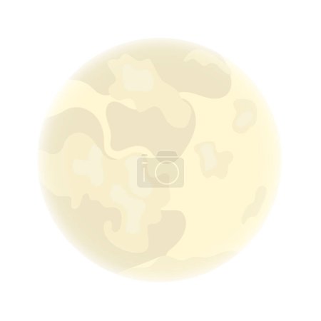 Feliz Halloween elemento lunar tema. Ilustración vectorial.