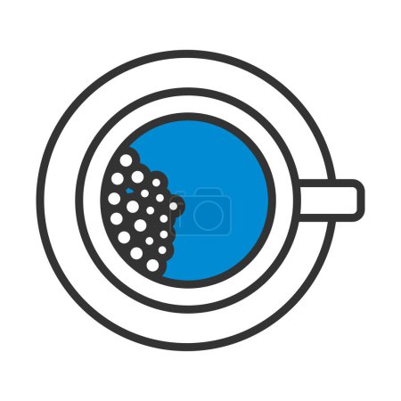 Coffee Cup Icon. Editable Bold Outline With Color Fill Design. Vector Illustration.