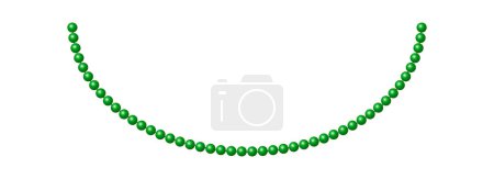 Téléchargez les illustrations : Perles de carnaval Mardi gras. Illustration vectorielle. - en licence libre de droit