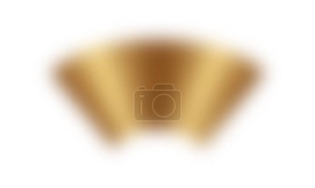 Illustration for Golden blurred confetti element. Vector illustration. - Royalty Free Image