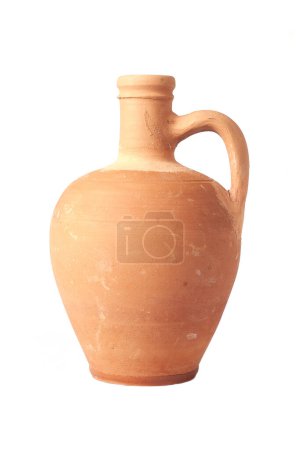 Photo for Traditional Turkish ceramic jug, highlighting the detail and craftsmanship involved. - Royalty Free Image