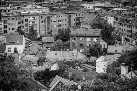 View of Zemun rooftops. Belgrade. Republic of Serbia