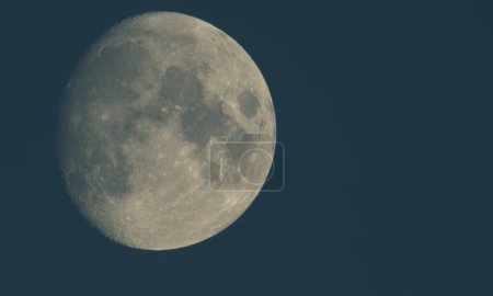 Foto de Fotografía de la Luna en la fase lunar de luna llena. - Imagen libre de derechos