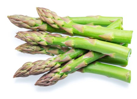 Photo for Green asparagus spears isolated on white background. - Royalty Free Image