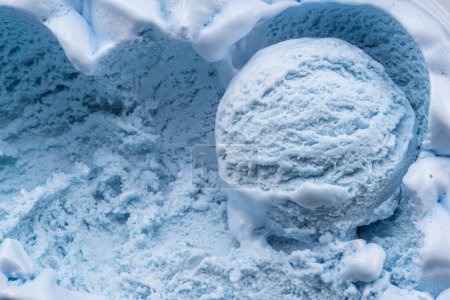 Téléchargez les photos : Structure de la crème glacée congelée fermer. Crème glacée fond. - en image libre de droit