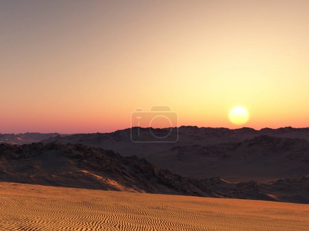 Photo for Sunset in the mountains - Royalty Free Image