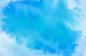 Abstract blue watercolor background texture Poster #626901236