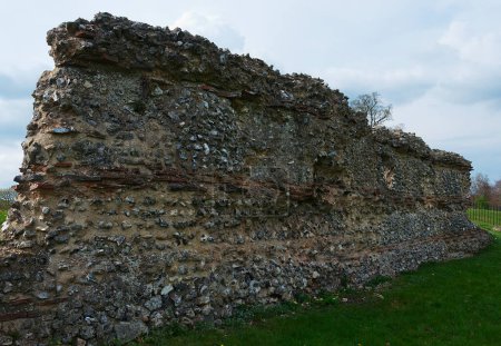 Photo for Roman Wall, St Albans, Herfordshire, UK - Royalty Free Image
