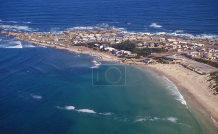 Photo for Buffelsbaai (also Buffels Bay and Buffalo Bay) is a small seaside village in the Garden Route of the Western Cape province of South Africa. It is a popular vacation destination. - Royalty Free Image