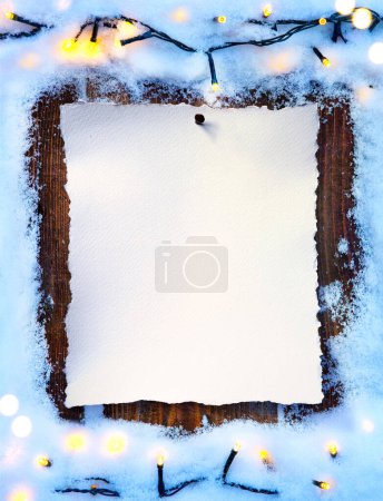 Photo for Christmas holidays greeting card or banner background - Royalty Free Image