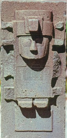 Foto de Escultura antigua precolombina en La Paz, Bolivia - Imagen libre de derechos