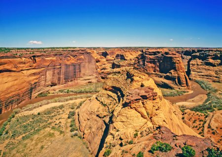 Photo for Chinle Creek in Canyon de Chelly, Arizona - Royalty Free Image