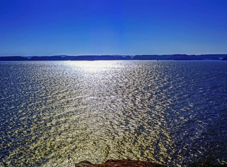View of the Lake Nasser, Egypt
