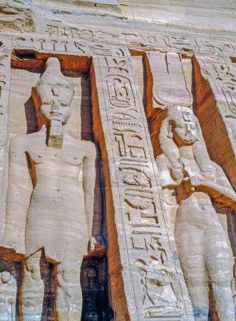 Templo de Hathor en Abu Simbel, Egipto
