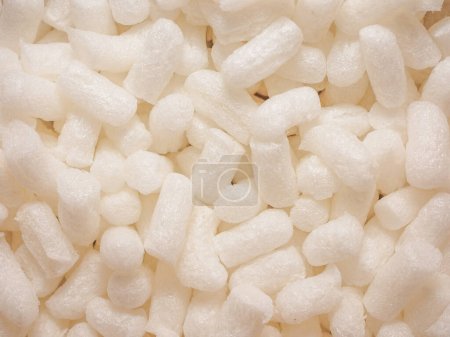 Photo for Industrial style White polystyrene beads texture useful as a background - Royalty Free Image