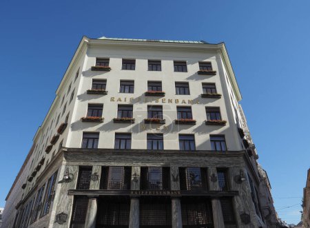 Téléchargez les photos : VIENNE, AUTRICHE - CIRCA SEPTEMBRE 2022 : Bâtiment Looshaus conçu par Adolf Loos vers 1909 - en image libre de droit