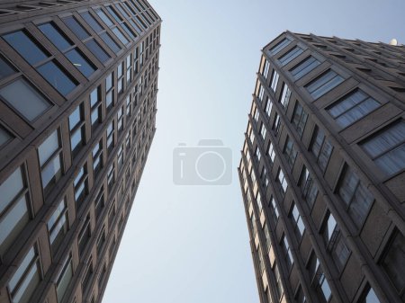 Photo for The Economist Building iconic new brutalist architecture in London, UK - Royalty Free Image