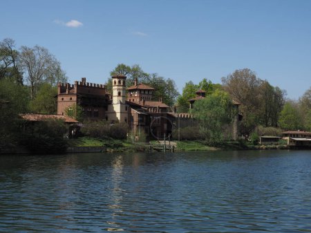 Castello Medievale translation Medieval Castle in Parco del Valentino in Turin, Italy