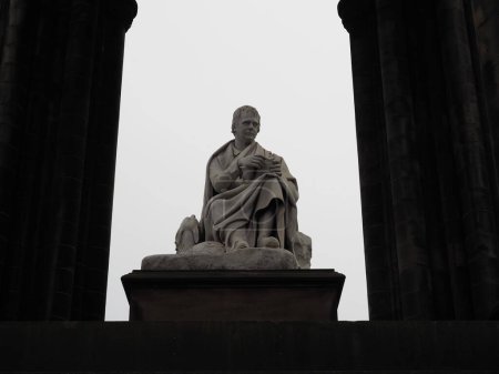 Sir Walter Scott monument by architect George Meikle Kemp and sculptor John Steell circa 1840 in Edinburgh, UK