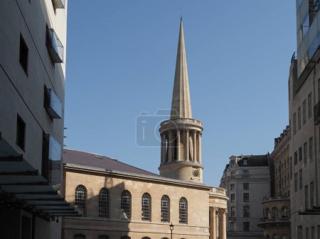 All Souls evangelical Anglican church in Langham Place, Marylebone in London, UK