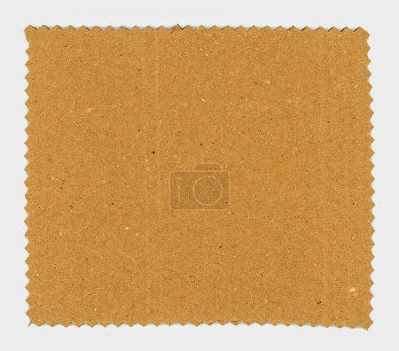 Photo for Piece of brown cardboard paper useful as a tag - Royalty Free Image