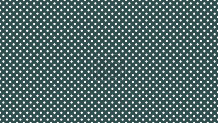 Illustration for White polka dots pattern over dark slate gray useful as a background - Royalty Free Image