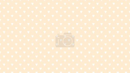 Illustration for White colour triangles pattern over blanched almond brown useful as a background - Royalty Free Image